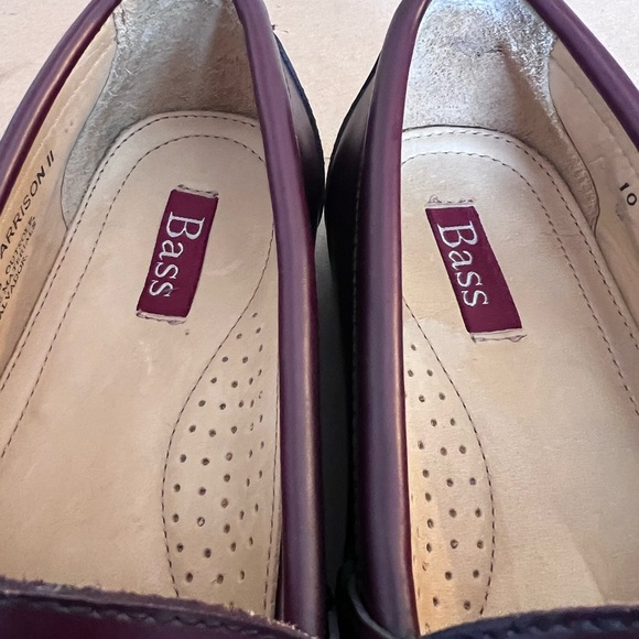 G.H Bass Burgundy Tassel Harrison II 1449 634 Penny Loafers Leather Men’s 10 - Picture 5 of 9